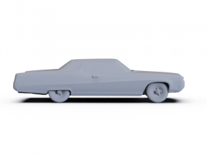 Buick Electra 225 Custom Sport Coupe 1969 PRE-SUPPORTED 3D 모델