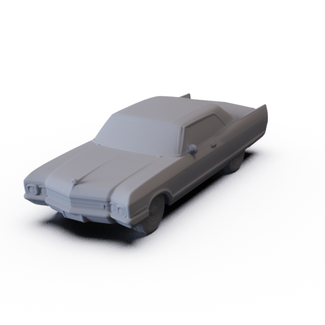Buick Electra 225 Sport Coupe 1966 PRE-SUPPORTED Model 3D .c4d .max .obj .3ds .fbx .stl .blend 