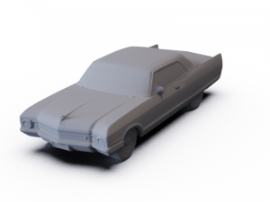 Buick Electra 225 Sport Coupe 1966 PRE-SUPPORTED Modello 3D