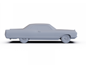 Buick Electra 225 Sport Coupe 1966 PRE-SUPPORTED Model 3D