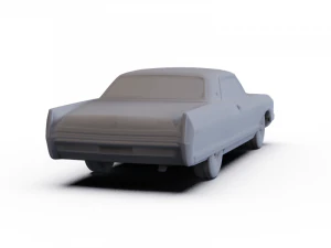 Buick Electra 225 Sport Coupe 1966 PRE-SUPPORTED 3D Model