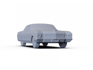 Buick Electra 225 Sport Coupe 1966 PRE-SUPPORTED Model 3D