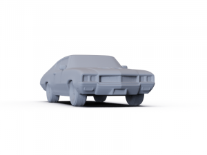 Buick GS 455 Stage 1 Coupe 1970 PRE-SUPPORTED Model 3D