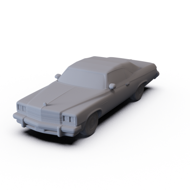 Buick LeSabre Convertible 1975 PRE-SUPPORTED Modèle 3D .c4d .max .obj .3ds .fbx .stl .blend 