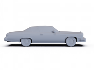 Buick LeSabre Convertible 1975 PRE-SUPPORTED Modèle 3D