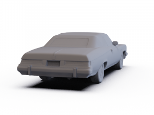 Buick LeSabre Convertible 1975 PRE-SUPPORTED Modèle 3D