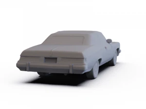 Buick LeSabre Convertible 1975 PRE-SUPPORTED 3D Model