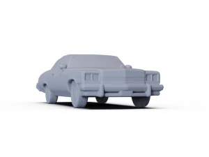 Buick LeSabre Convertible 1975 PRE-SUPPORTED 3D Model