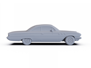 Buick LeSabre Hardtop 1961 PRE-SUPPORTED Modèle 3D