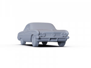 Buick LeSabre Hardtop 1961 PRE-SUPPORTED Modèle 3D