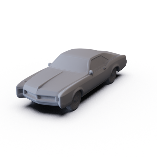 Buick Rivierra 1966 PRE-SUPPORTED 3D 모델 .c4d .max .obj .3ds .fbx .stl .blend 