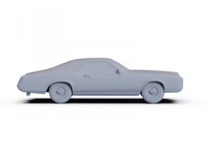 Buick Rivierra 1966 PRE-SUPPORTED 3D 모델