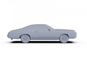 Buick Rivierra 1966 PRE-SUPPORTED 3D Model