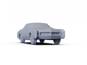 Buick Rivierra 1966 PRE-SUPPORTED 3D Model