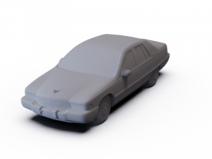 Buick Roadmaster Sedan 1991 PRE-SUPPORTED Model 3D