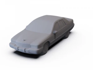 Buick Roadmaster Sedan 1991 PRE-SUPPORTED 3D Model