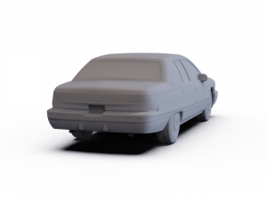 Buick Roadmaster Sedan 1991 PRE-SUPPORTED 3D 模型