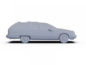 Buick Roadmaster Wagon 1991 PRE-SUPPORTED 3D Модель