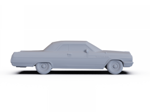 Buick Wildcat Convertible 1963 PRE-SUPPORTED Modello 3D