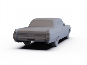Buick Wildcat Convertible 1963 PRE-SUPPORTED Modello 3D