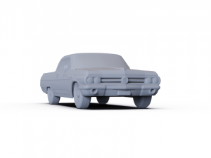 Buick Wildcat Convertible 1963 PRE-SUPPORTED Modello 3D