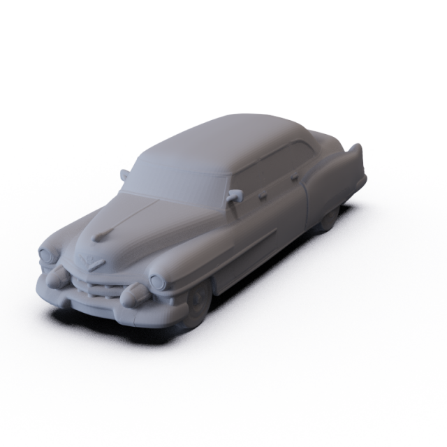 Cadillac 75 Sedan 1953 PRE-SUPPORTED Model 3D .c4d .max .obj .3ds .fbx .stl .blend 