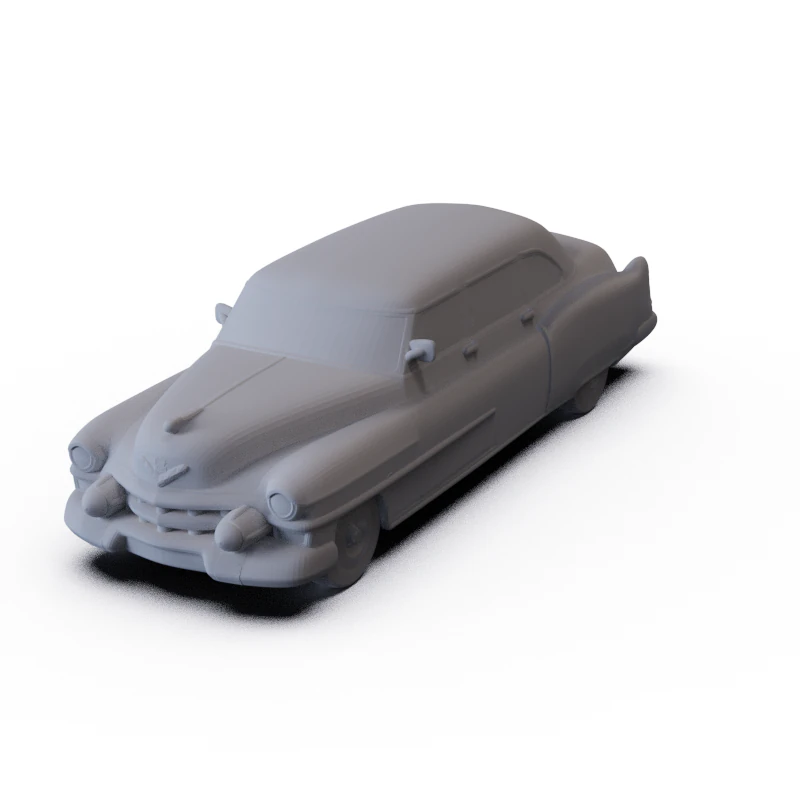 Cadillac 75 Sedan 1953 PRE-SUPPORTED 3D Model .c4d .max .obj .3ds .fbx .stl .blend 