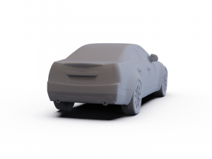 Cadillac CTS Sedan 2007 PRE-SUPPORTED Modèle 3D