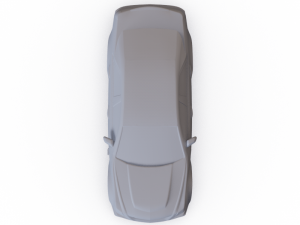 Cadillac CTS Sedan V 2009 PRE-SUPPORTED 3D Model
