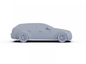 Cadillac CTS Sport Wagon 2009 PRE-SUPPORTED 3D मॉडल