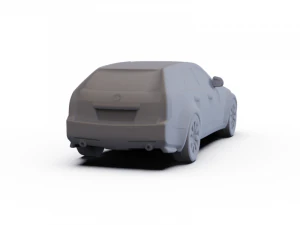 Cadillac CTS Sport Wagon 2009 PRE-SUPPORTED 3D Model