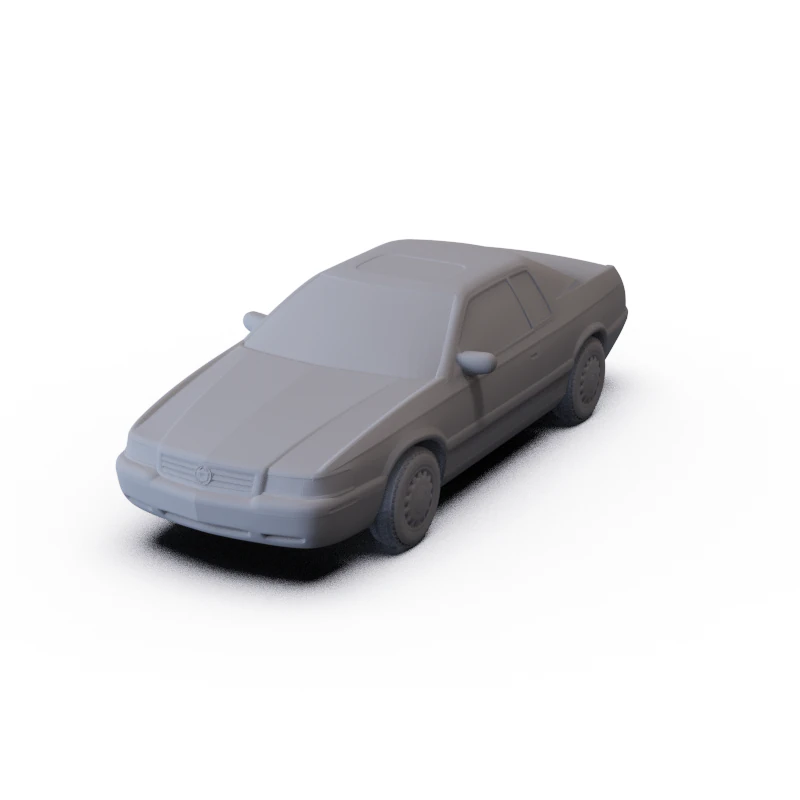 Cadillac Eldorado 2002 PRE-SUPPORTED 3D Model .c4d .max .obj .3ds .fbx .stl .blend 