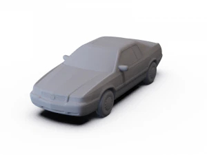 Cadillac Eldorado 2002 ПРЕДВАРИТЕЛЬНАЯ ПОДДЕРЖКА 3D Модель