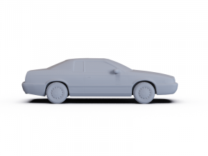 Cadillac Eldorado 2002 PRE-SUPPORTED 3D Модель