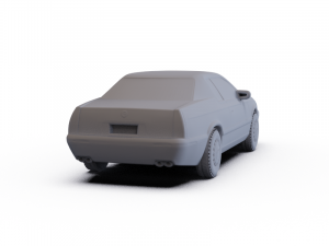 Cadillac Eldorado 2002 PRE-SUPPORTED 3D Модель