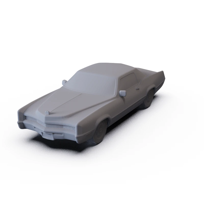 Cadillac Eldorado Fleetwood 1968 PRE-SUPPORTED 3D Model .c4d .max .obj .3ds .fbx .stl .blend 
