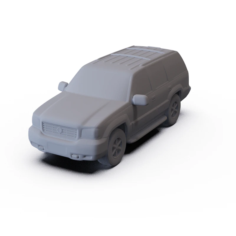 Cadillac Escalade 1999 PRE-SUPPORTED 3D Model .c4d .max .obj .3ds .fbx .stl .blend 