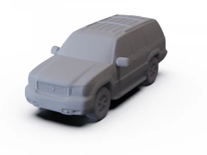 Cadillac Escalade 1999 PRE-SUPPORTED 3D Model