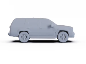 Cadillac Escalade 1999 PRE-SUPPORTED 3D Model