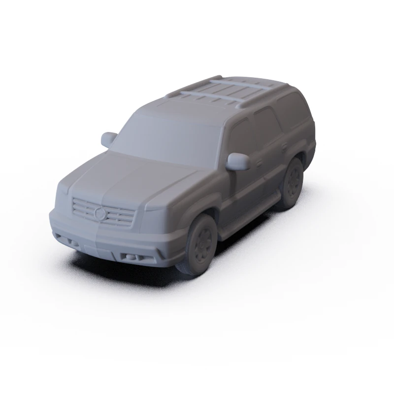 Cadillac Escalade 2002 PRE-SUPPORTED 3D Model .c4d .max .obj .3ds .fbx .stl .blend 