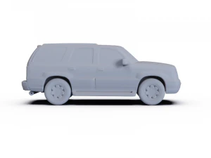 Cadillac Escalade 2002 PRE-SUPPORTED 3D Model