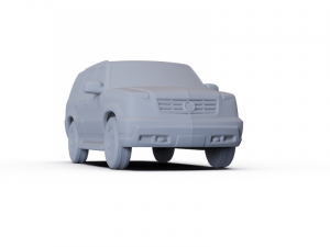Cadillac Escalade 2002 PRE-SUPPORTED 3D Модель