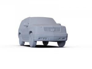 Cadillac Escalade 2002 PRE-SUPPORTED 3D Model