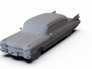 Cadillac Fleetwood Seventy Five Sedan 1959 PRE-SUPPORTED 3D Модель