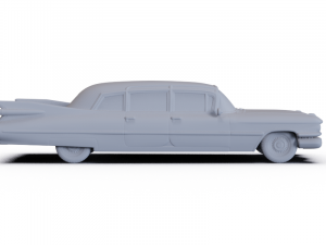 Cadillac Fleetwood Seventy Five Sedan 1959 PRE-SUPPORTED 3D मॉडल