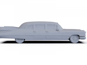 Cadillac Fleetwood Seventy Five Sedan 1959 PRE-SUPPORTED 3D Model