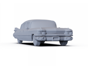 Cadillac Fleetwood Seventy Five Sedan 1959 PRE-SUPPORTED 3D मॉडल