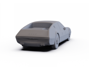 Cadillac NART 1970 PRE-SUPPORTED Modèle 3D