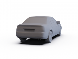 Cadillac Seville STS 1998 PRE-SUPPORTED 3D Модель