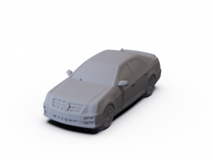 Cadillac STS 2010 PRE-SUPPORTED Modèle 3D